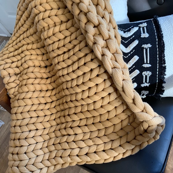 Donna Sharp Chunky Knit Throw 40x50 - Picture 3 of 5